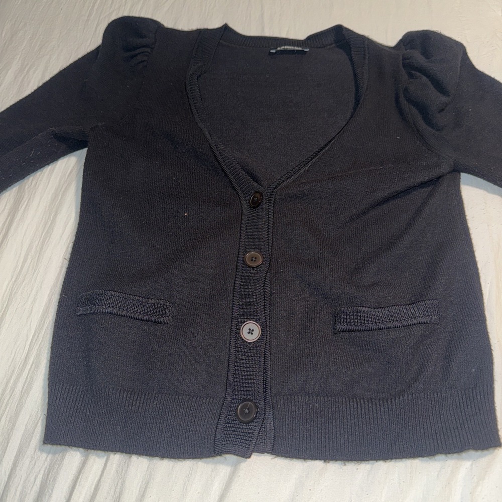 Express Women's Cardigan Sweater Size L Black
